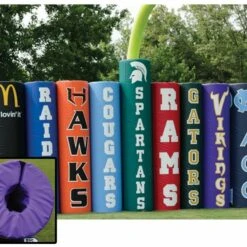 Wholesale 😉 Fisher 18" dia. PRO ENCLOSED Football Goal Post Pads, GPP-301 (pair) 🧨