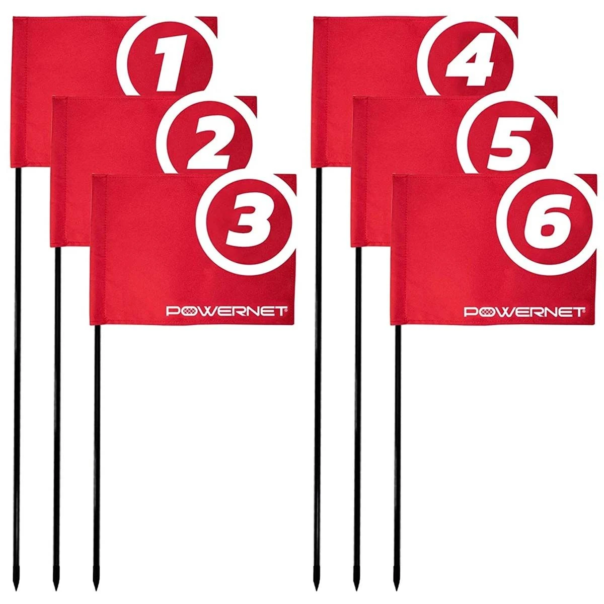 Buy π POWERNET Sports Flags, Set/6 π― 1 Buy π POWERNET Sports Flags, Set/6 π―