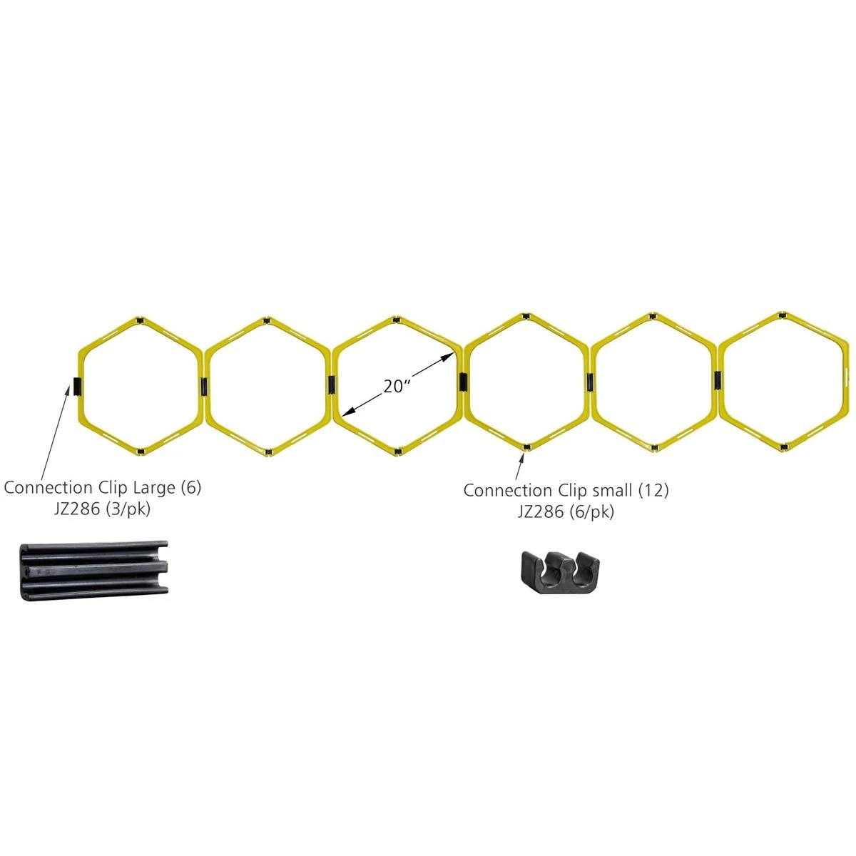 Flash Sale ⌛ Kwik Goal Hex Speed Rings Agility Trainer Set ✔️ 2 Flash Sale ⌛ Kwik Goal Hex Speed Rings Agility Trainer Set ✔️ - Image 2