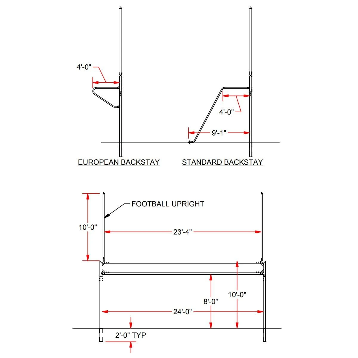 Coupon βοΈ Jaypro 8'x24' Deluxe Official Soccer/Football Combo Goals (pair) π 2 Coupon βοΈ Jaypro 8'x24' Deluxe Official Soccer/Football Combo Goals (pair) π - Image 2