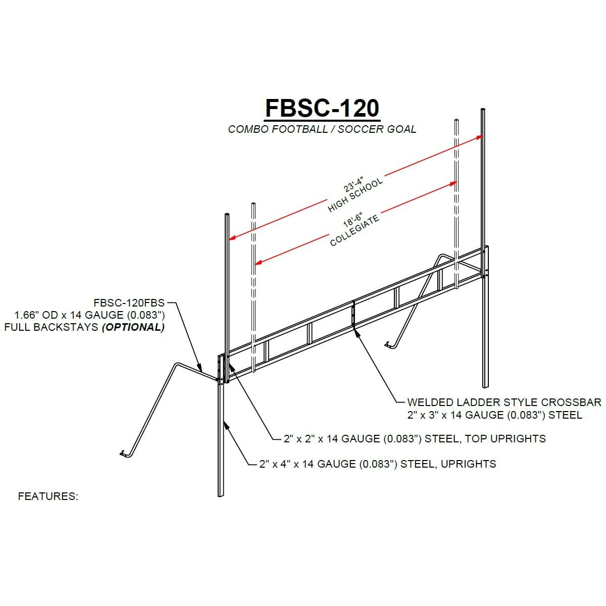 Best reviews of βοΈ Jaypro 8'x24' Official Soccer/Football Combo Goals (pair) π 2 Best reviews of βοΈ Jaypro 8'x24' Official Soccer/Football Combo Goals (pair) π - Image 2