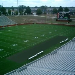 Cheapest ❤️ Aer-Flo Bench Zone Sideline Turf Protector, 15'x75' ⭐ -Football Sales Store a15 781grn 3