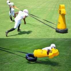 Coupon 💯 Fisher Spartan Pursuer Moving Football Tackling Dummy 💯 -Football Sales Store a47 000 inset