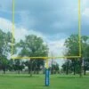 Budget ⭐ Bison Official High School Football Goal Posts, 4-1/2'' dia, YELLOW, FB45HS-SY 🔥