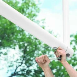 Best Sale 🎁 Bison Official High School Football Goal Posts, 5-9/16'' dia., WHITE, FB55HS-WT 🔔 -Football Sales Store a47 178 new 05