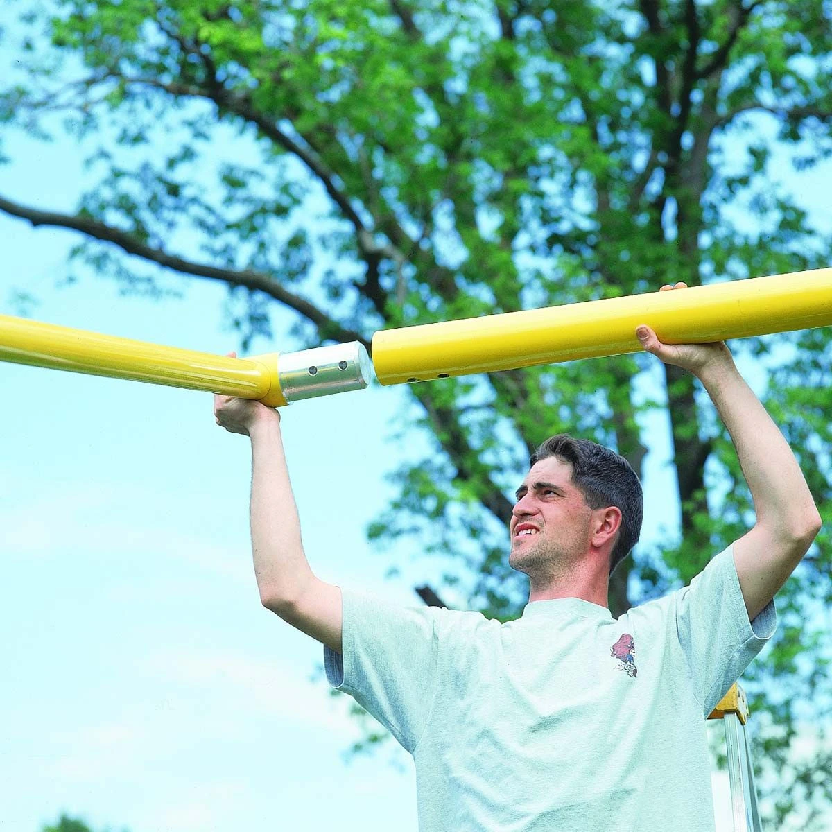 Budget π Bison Official High School Football Goal Posts, 5-9/16'' dia., YELLOW, FB55HS-SY β 4 Budget π Bison Official High School Football Goal Posts, 5-9/16'' dia., YELLOW, FB55HS-SY β - Image 4