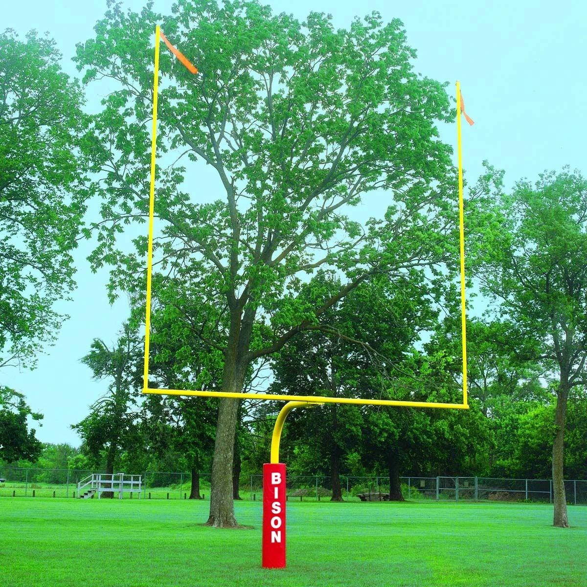 Budget π Bison Official High School Football Goal Posts, 5-9/16'' dia., YELLOW, FB55HS-SY β 1 Budget π Bison Official High School Football Goal Posts, 5-9/16'' dia., YELLOW, FB55HS-SY β