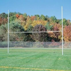 Cheapest 🌟 Jaypro H-Frame Football Goal Posts, WHITE POWDER COATED, HFGP-3 ⭐