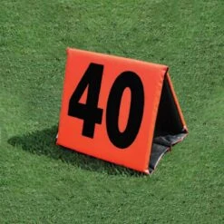 Cheap 😍 Fisher set of 11 Foldable Football Sideline Markers White Numbers on Black ✨ -Football Sales Store a47 289 new lge org 1