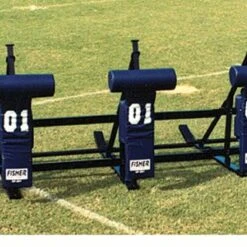 Best Sale 😀 Fisher 5 Man JV Football Blocking Sled - T PAD, CL5T ✨
