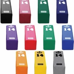 Wholesale 🌟 Fisher 14''H x 14''W x 50''L Stepover Football Dummy, SD14 🤩 -Football Sales Store a47 372colors 11