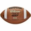 Discount 🛒 Wilson 1003 GST NFHS Official Leather Game Football ⭐