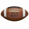 Best deal ❤️ Wilson Pop Warner GST TDJ age 9-12 Official Leather Football ⭐