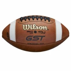 Best deal ❤️ Wilson Pop Warner GST TDJ age 9-12 Official Leather Football ⭐