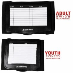 Buy ✔️ Champro SINGLE Quarterback Playbook Wrist Band Maroon 🤩 -Football Sales Store a47 625 top view