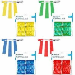 Best Sale ⭐ Champro Quick-Clip Flag Football Belts Gold 🧨 -Football Sales Store a48 004 6 pack colors 1