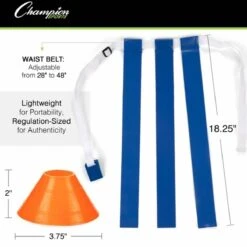 Deals 🧨 Champion Deluxe Flag Football Set 🤩 -Football Sales Store a48 007 3