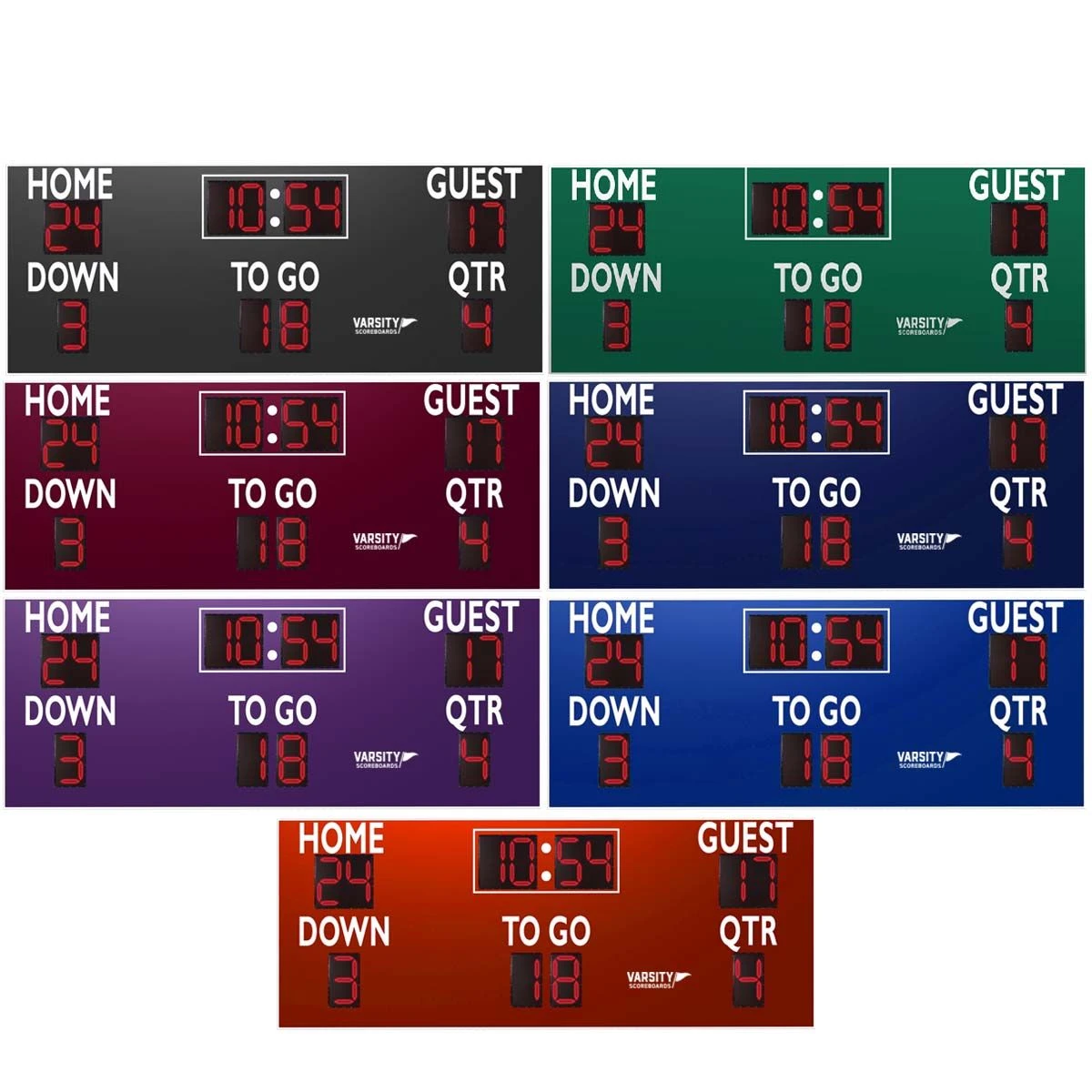 Best Pirce π₯° Varsity Scoreboards 7416 Football Scoreboard, 16'W x 5'H π 3 Best Pirce π₯° Varsity Scoreboards 7416 Football Scoreboard, 16'W x 5'H π - Image 3