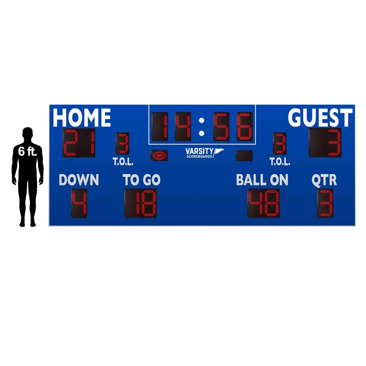 Flash Sale π Varsity Scoreboards 7420 Football Scoreboard, 20'W x 8'H βοΈ 4 Flash Sale π Varsity Scoreboards 7420 Football Scoreboard, 20'W x 8'H βοΈ - Image 4
