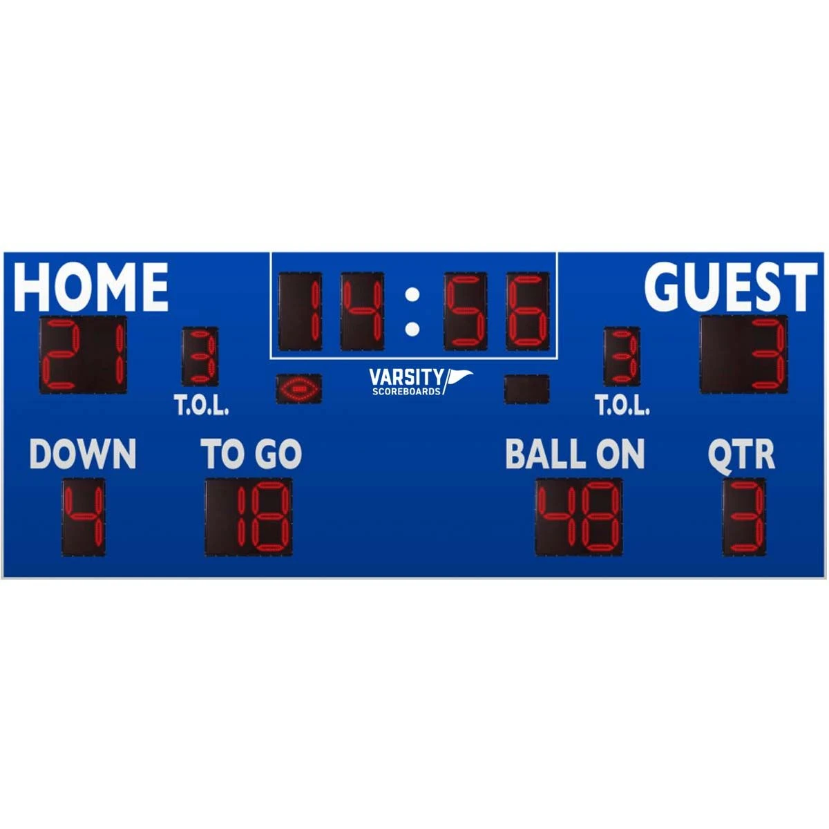 Flash Sale π Varsity Scoreboards 7420 Football Scoreboard, 20'W x 8'H βοΈ 1 Flash Sale π Varsity Scoreboards 7420 Football Scoreboard, 20'W x 8'H βοΈ